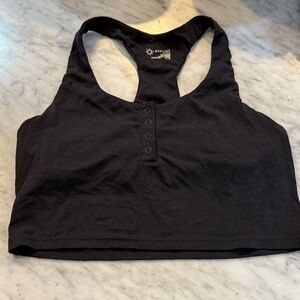 Aerie Black Racerback Top